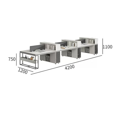 Desk Office desk Work desk Hidden wiring Main frame storage Lower leg space Top panel Combination lock Storage Eco board Simple Design Gray Customizable OD-A20