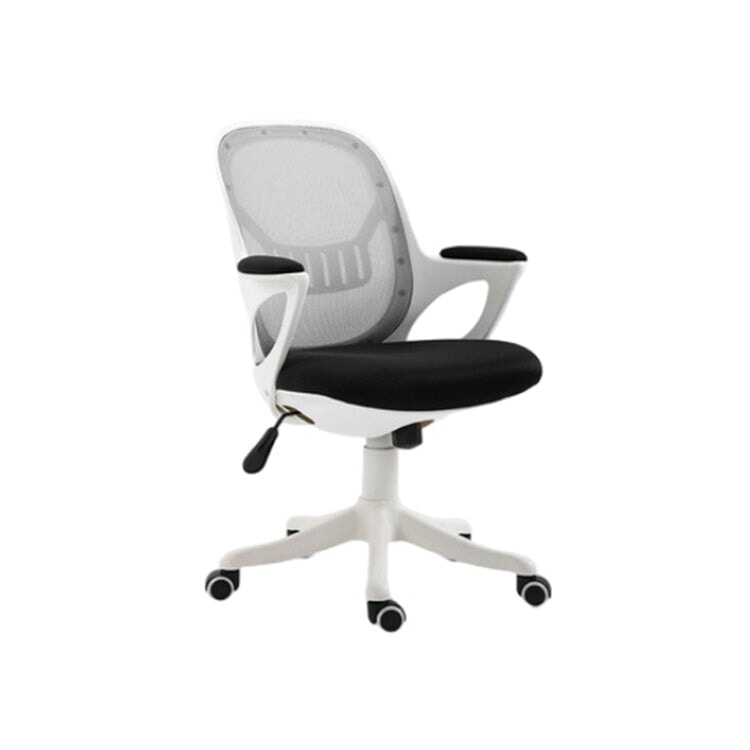 Office chair, rocking function, height adjustment and rotation, liver support, high density urethane foam, mesh, polyurethane casters, five-legged base, OC-A10