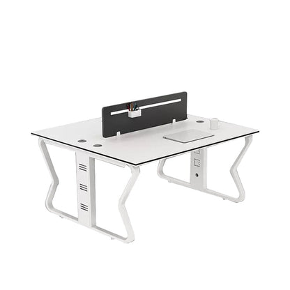 Office desk, work desk, with adjuster, with wiring hole, with lock, with door storage, with top panel, with casters, white, customizable OD-A13