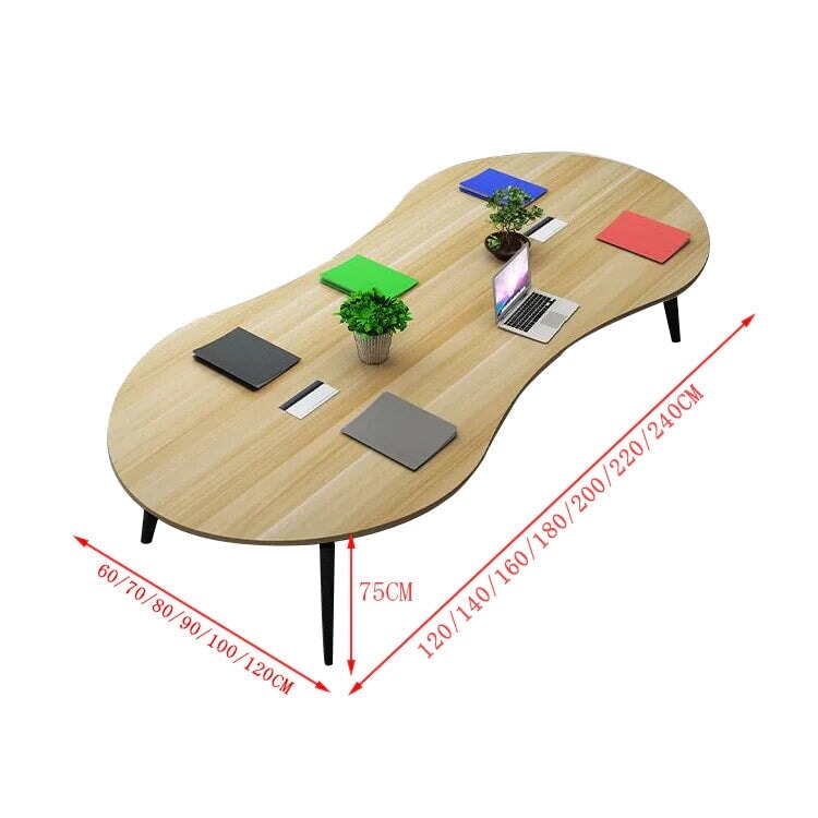 Meeting table, large conference table, office desk, natural, MT-A10 