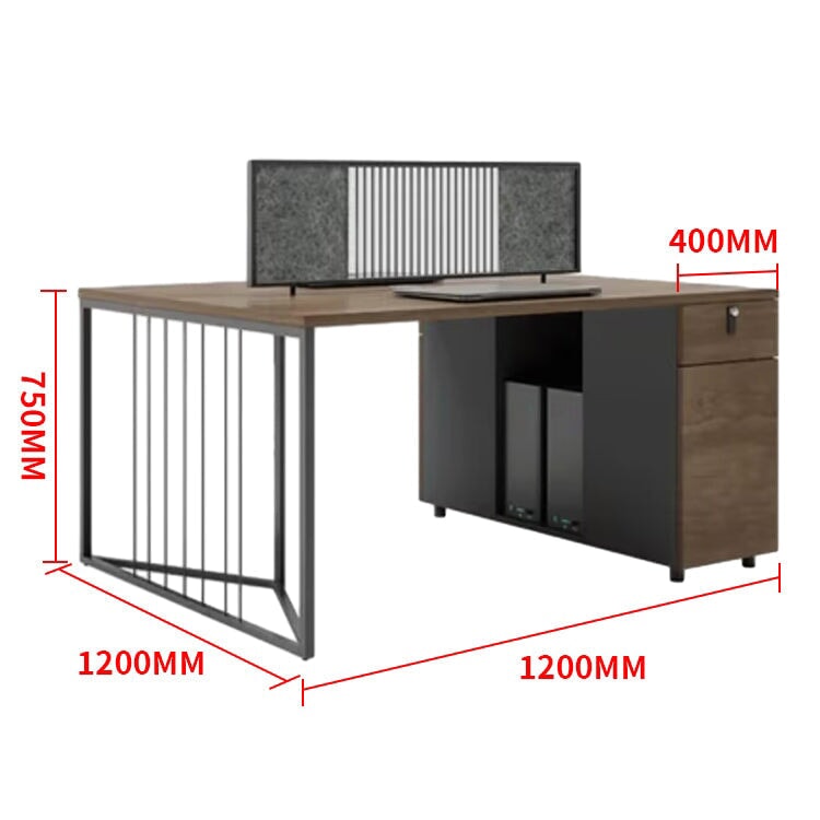 Office desk, office furniture, office desk, work desk, work desk, with top panel, with combination lock, study desk, large capacity storage, modern, OD-A11 