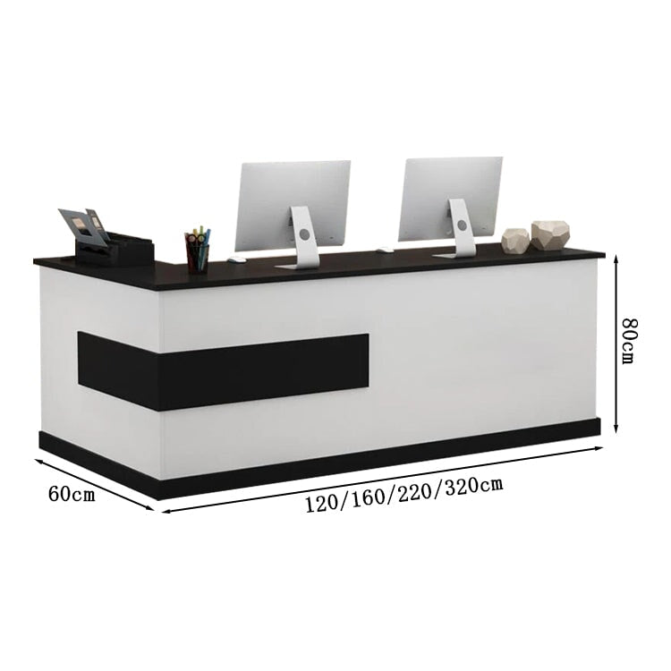 Reception counter, L-shaped counter, stylish reception desk, office reception, entrance reception, 120cm, 160cm, 180cm, 220cm, RD-A1