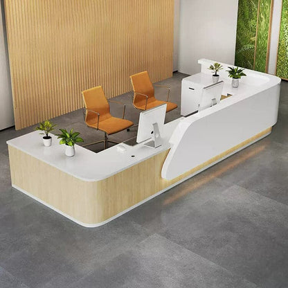 Reception desk, reception counter, high counter, lockable drawer, divider, simple, modern, RD-A21 