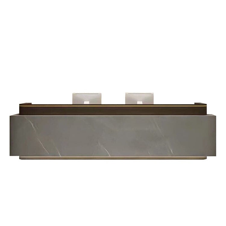 Reception desk, reception desk, reception counter, high counter, office reception, with LED, PC storage, RD-A37 