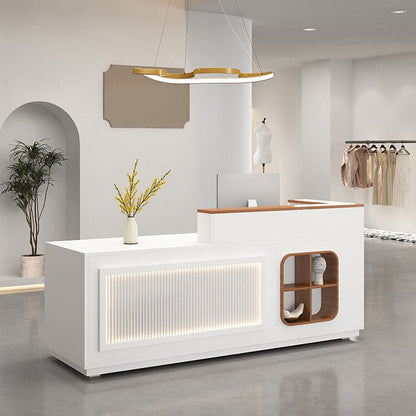 Reception counter, reception desk, entrance reception, cash register counter, counter, office reception, PC storage, excellent storage capacity, stylish, simple, RD-A29 