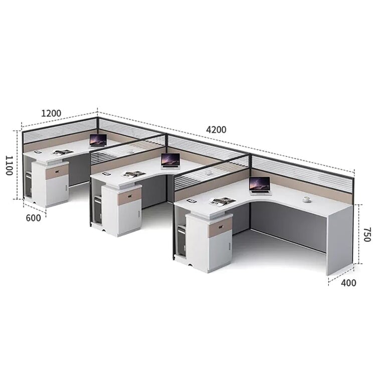 Office desk, office furniture, office desk, work desk, study desk, built-in, heat dissipation, combination lock, large storage capacity, modern, OD-A10