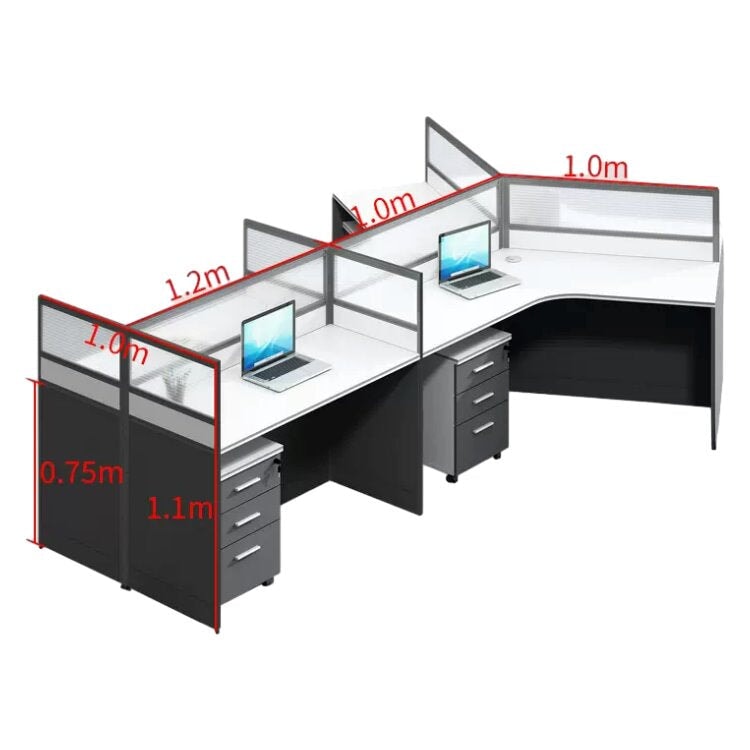 Office desk, work desk, work desk, panel legs, top panel, eco-friendly board, wiring hole, file wagon, casters, OD-A17 