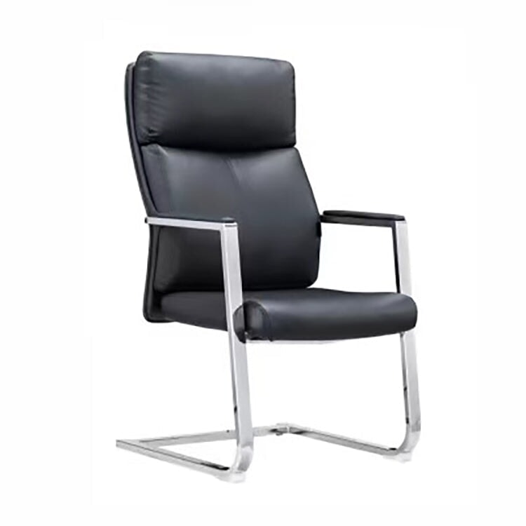 Chair Office chair Work chair Office chair Work chair Chair Leather upholstery Ergonomic Armrest High density urethane foam Seat base Gas cylinder Nylon legs Plated Modern OC-A44