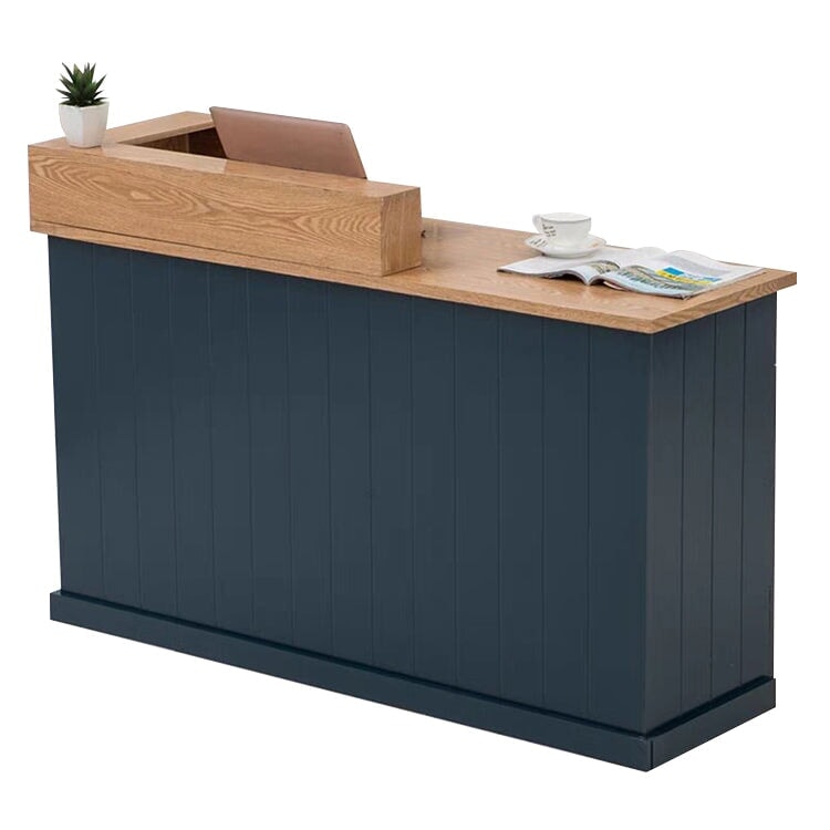 Reception counter, reception desk, cash register counter, office reception, with storage rack, with lock, keyboard slider, large capacity storage, handle, stylish RD-A41 