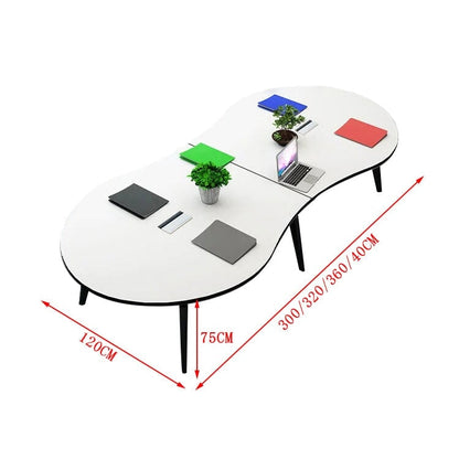 Meeting table, large conference table, office desk, natural, MT-A10 