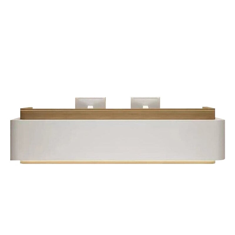 Reception desk, reception desk, reception counter, high counter, office reception, with LED, PC storage, RD-A37 