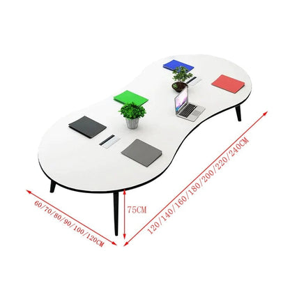 Meeting table, large conference table, office desk, natural, MT-A10 