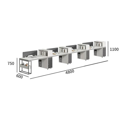 Desk Office desk Work desk Hidden wiring Main frame storage Lower leg space Top panel Combination lock Storage Eco board Simple Design Gray Customizable OD-A20