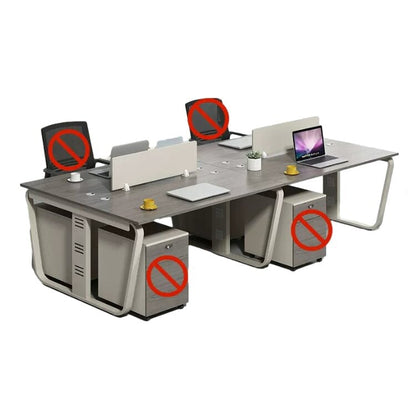 Desk, office desk, work desk, work desk, large capacity storage, with wiring holes, with top panel, V-shaped corners, with lock, with ventilation holes, combination lock OD-A19