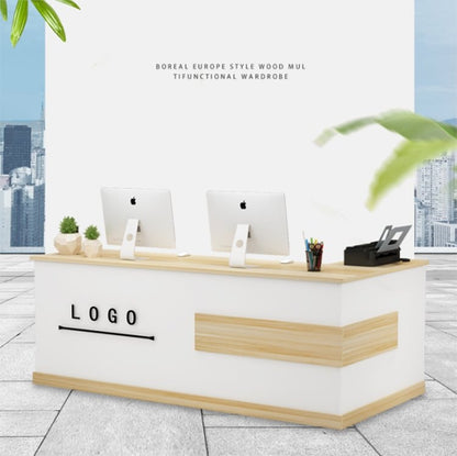 Reception counter, L-shaped counter, stylish reception desk, office reception, entrance reception, 120cm, 160cm, 180cm, 220cm, RD-A1