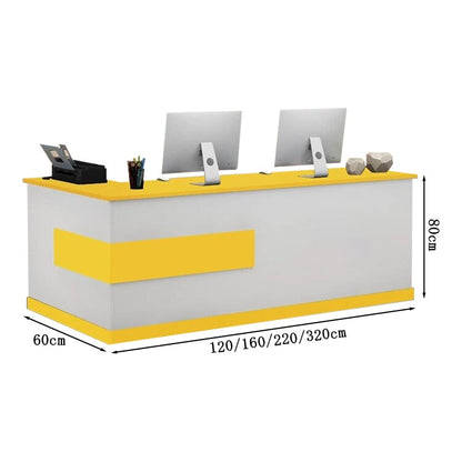 Reception counter, L-shaped counter, stylish reception desk, office reception, entrance reception, 120cm, 160cm, 180cm, 220cm, RD-A1