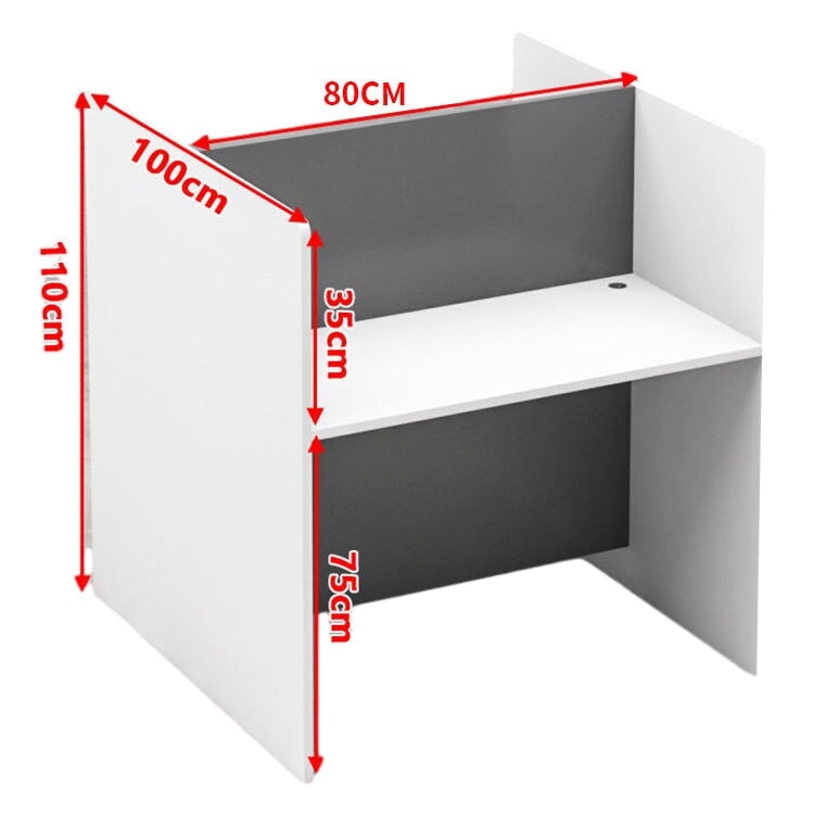 Office desk Office desk Desk space Rounded corners Leg space Eco board Particle board With top panel OD-A9 