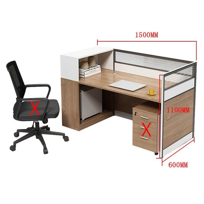 Office desk, office desk, work desk, work desk, open storage, PC storage, with top panel, with wiring hole, modern, OD-A8 