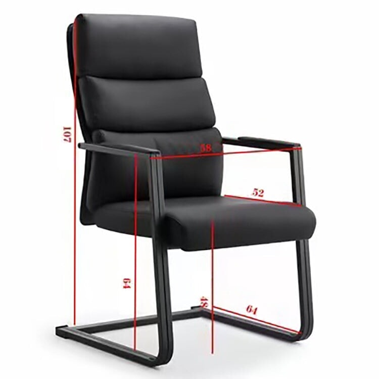 Chair Office chair Work chair Office chair Work chair Chair Leather upholstery Ergonomic Armrest High density urethane foam Seat base Gas cylinder Nylon legs Plated Modern OC-A44