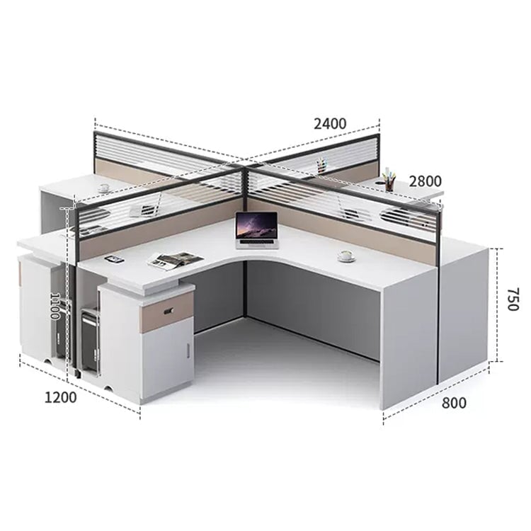 Office desk, office furniture, office desk, work desk, study desk, built-in, heat dissipation, combination lock, large storage capacity, modern, OD-A10