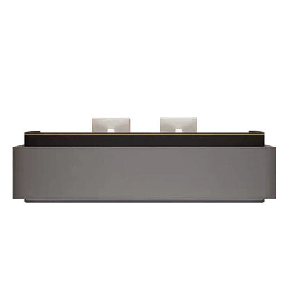 Reception desk, reception desk, reception counter, high counter, office reception, with LED, PC storage, RD-A37 