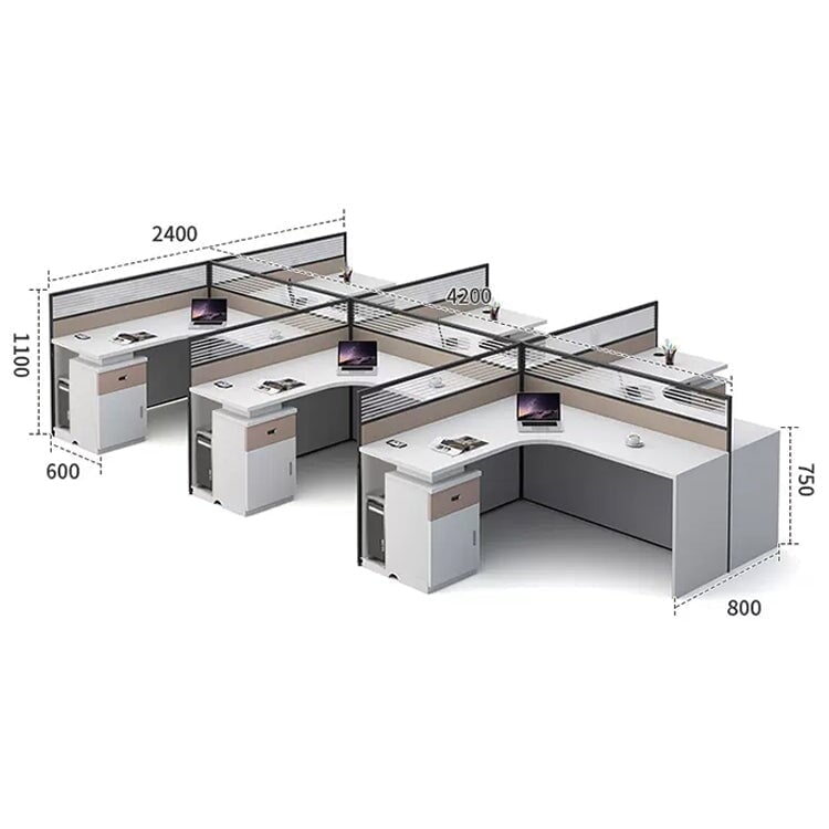 Office desk, office furniture, office desk, work desk, study desk, built-in, heat dissipation, combination lock, large storage capacity, modern, OD-A10