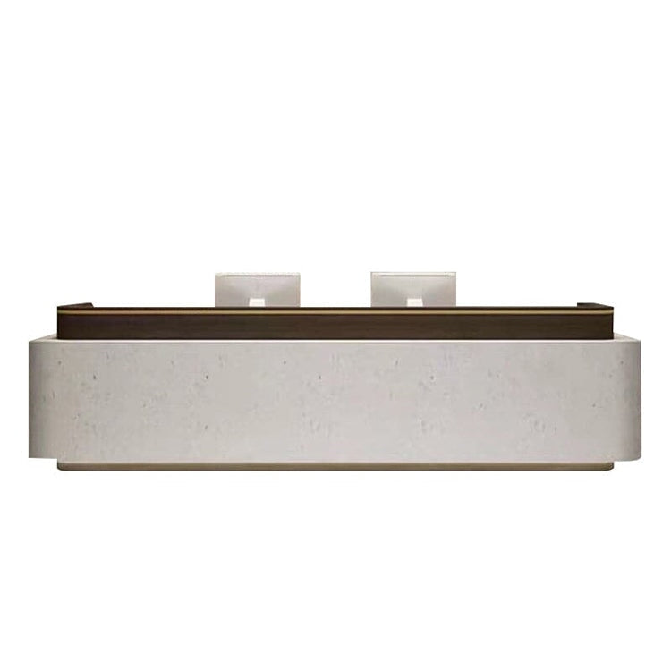 Reception desk, reception desk, reception counter, high counter, office reception, with LED, PC storage, RD-A37 