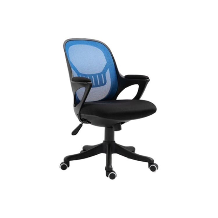 Office chair, rocking function, height adjustment and rotation, liver support, high density urethane foam, mesh, polyurethane casters, five-legged base, OC-A10