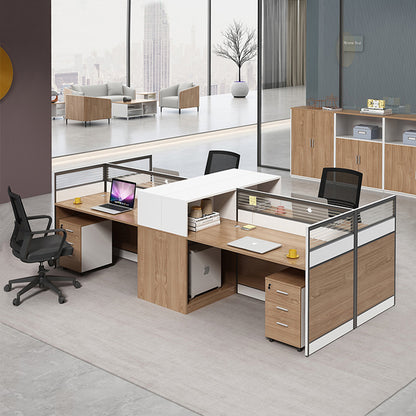 Office desk, office desk, work desk, work desk, open storage, PC storage, with top panel, with wiring hole, modern, OD-A8 