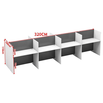 Office desk Office desk Desk space Rounded corners Leg space Eco board Particle board With top panel OD-A9 