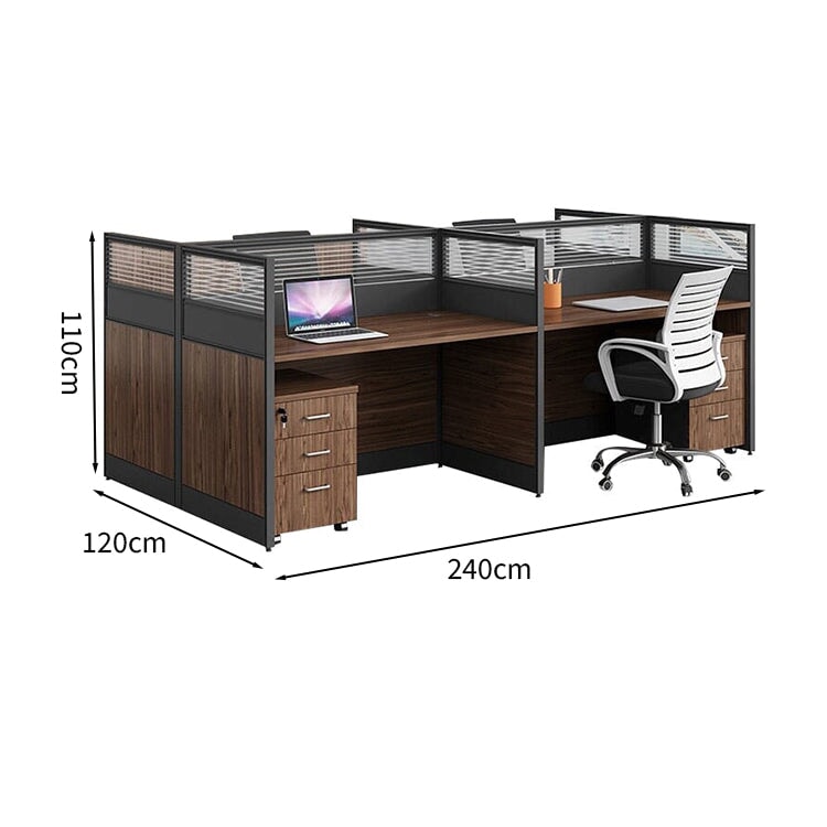 Office desk, desk, free combination desk, with cabinet, with chair, office desk OD-A33 