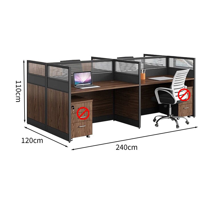 Office desk, desk, free combination desk, with cabinet, with chair, office desk OD-A33 