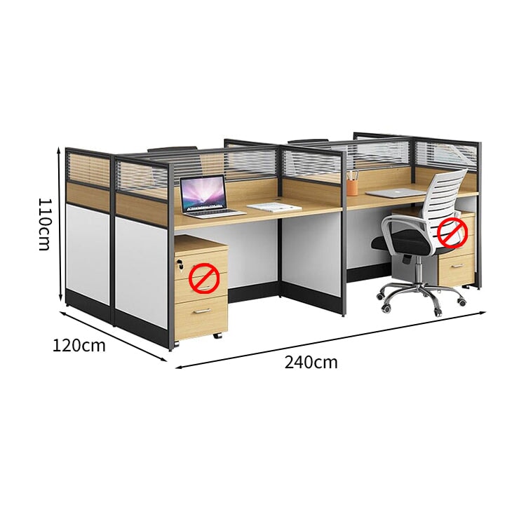 Office desk, desk, free combination desk, with cabinet, with chair, office desk OD-A33 