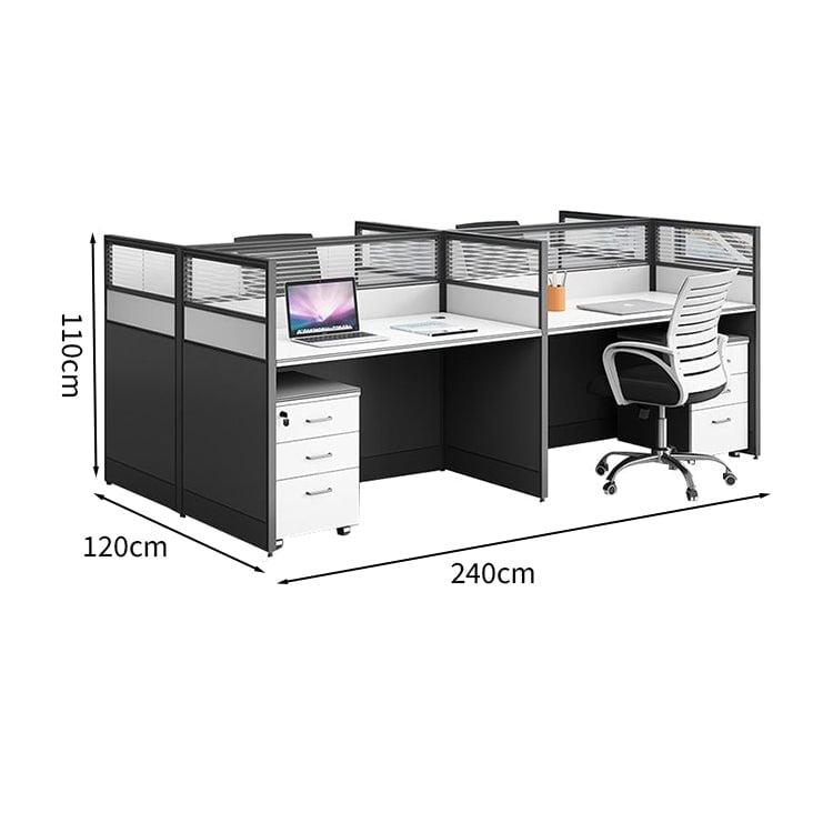 Office desk, desk, free combination desk, with cabinet, with chair, office desk OD-A33 