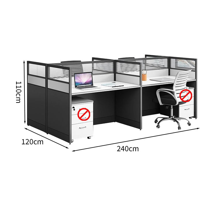 Office desk, desk, free combination desk, with cabinet, with chair, office desk OD-A33 