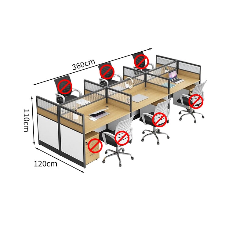 Office desk, desk, free combination desk, with cabinet, with chair, office desk OD-A33 