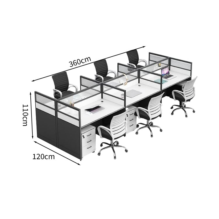 Office desk, desk, free combination desk, with cabinet, with chair, office desk OD-A33 