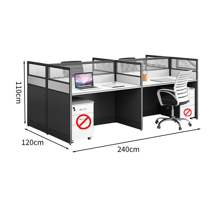 Office desk, desk, free combination desk, with cabinet, with chair, office desk OD-A33 