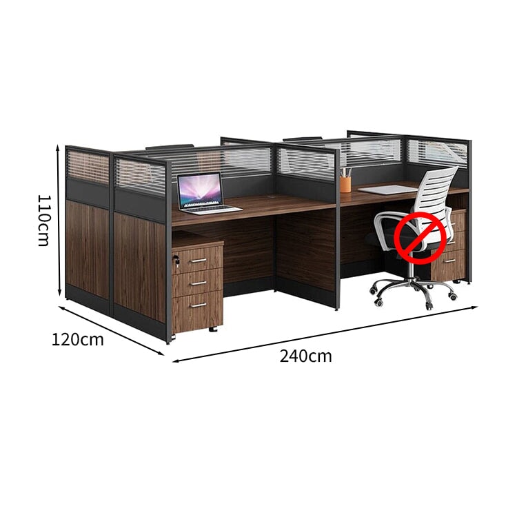 Office desk, desk, free combination desk, with cabinet, with chair, office desk OD-A33 