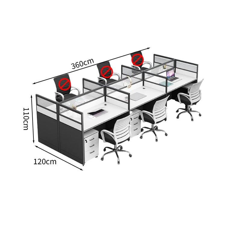 Office desk, desk, free combination desk, with cabinet, with chair, office desk OD-A33 