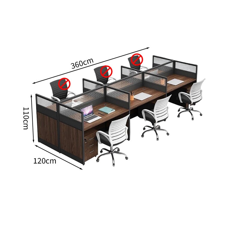 Office desk, desk, free combination desk, with cabinet, with chair, office desk OD-A33 