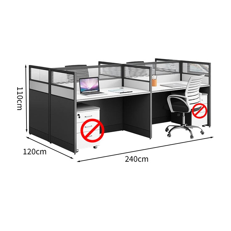 Office desk, desk, free combination desk, with cabinet, with chair, office desk OD-A33 