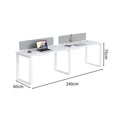 Free address desk, storage, meeting table, with wiring box, work table, office desk, conference room, workbench, desk and chair set, customizable BGZ-M-021 