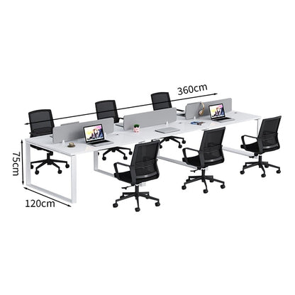 Free address desk, storage, meeting table, with wiring box, work table, office desk, conference room, workbench, desk and chair set, customizable BGZ-M-021 