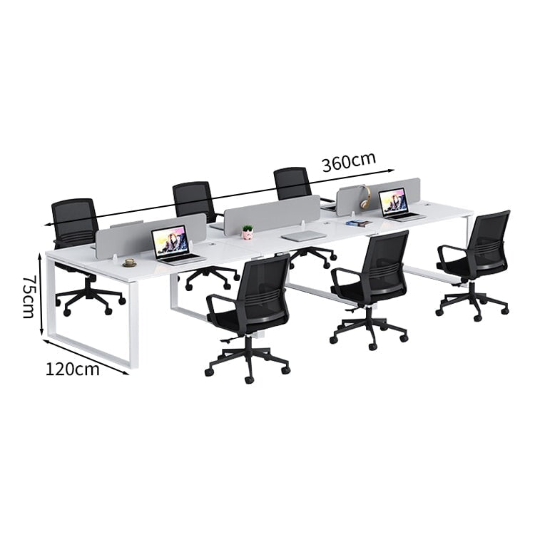 Free address desk, storage, meeting table, with wiring box, work table, office desk, conference room, workbench, desk and chair set, customizable OD-A36 