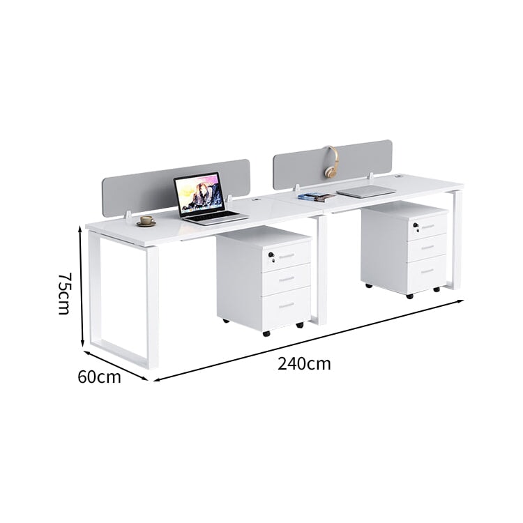 Free address desk, storage, meeting table, with wiring box, work table, office desk, conference room, workbench, desk and chair set, customizable BGZ-M-021 