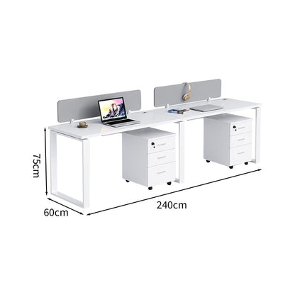 Free address desk, storage, meeting table, with wiring box, work table, office desk, conference room, workbench, desk and chair set, customizable BGZ-M-021 