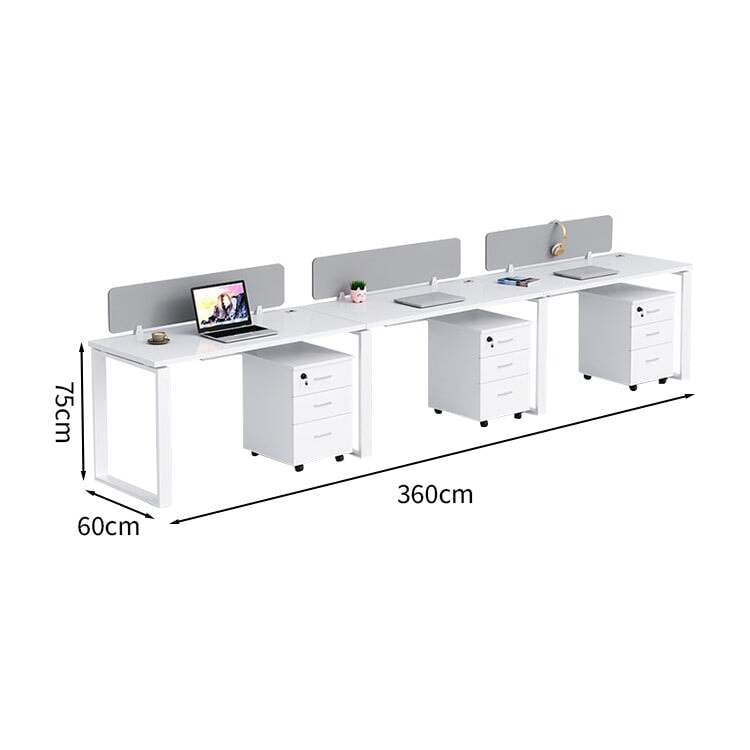 Free address desk, storage, meeting table, with wiring box, work table, office desk, conference room, workbench, desk and chair set, customizable BGZ-M-021 