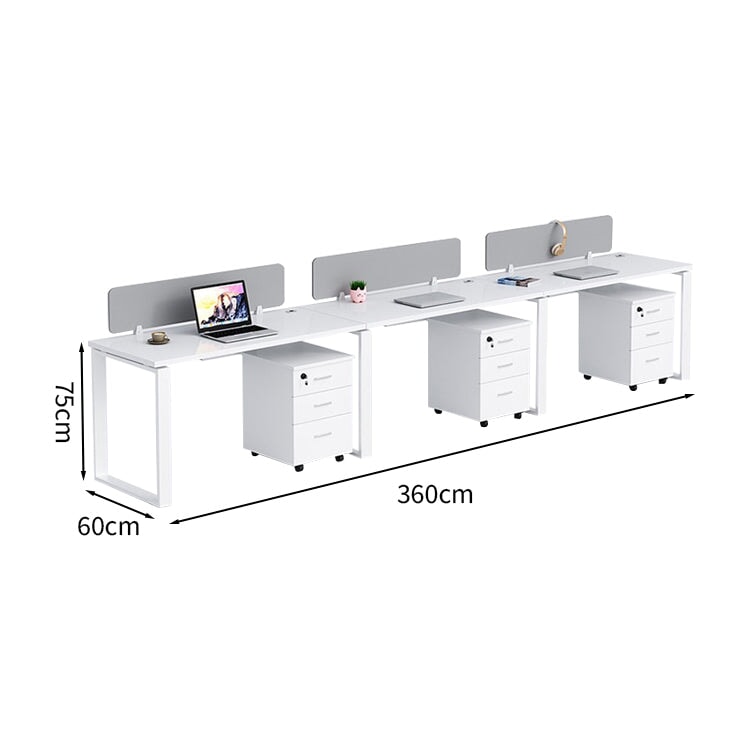 Free address desk, storage, meeting table, with wiring box, work table, office desk, conference room, workbench, desk and chair set, customizable OD-A36 