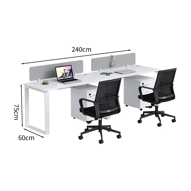 Free address desk, storage, meeting table, with wiring box, work table, office desk, conference room, workbench, desk and chair set, customizable BGZ-M-021 